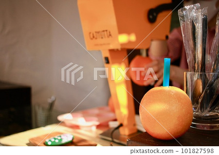 Orange juice I drank at Shima Mediterranean Village 101827598