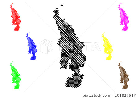 Cairns City, Queensland (Commonwealth of Australia, Australia city) map vector illustration, scribble sketch City of Cairns map Cairns City, Queensland (Commonwealth of Australia, Australia city) map vector illustration, scribble sketch City of Cairns map 101827617