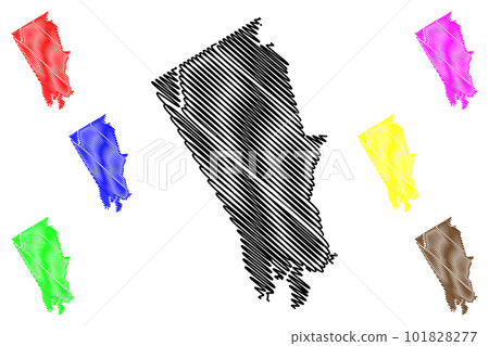 Stamford City, Connecticut (United States cities, United States of America, usa city) map vector illustration, scribble sketch City of Stamford map 101828277