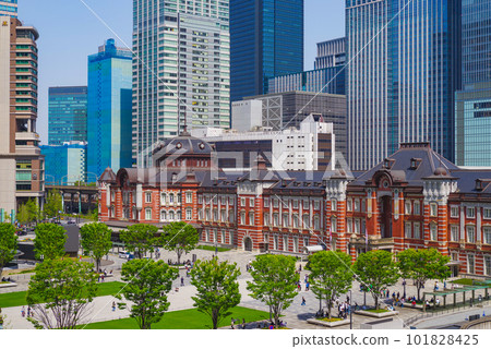 Tokyo Station at noon 101828425