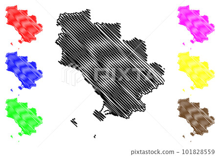 Grosseto province (Italy, Italian Republic, Tuscany or Toscana region) map vector illustration, scribble sketch Province of Grosseto map Grosseto province (Italy, Italian Republic, Tuscany or Toscana region) map vector illustration, scribble sketch Province of Grosseto map 101828559