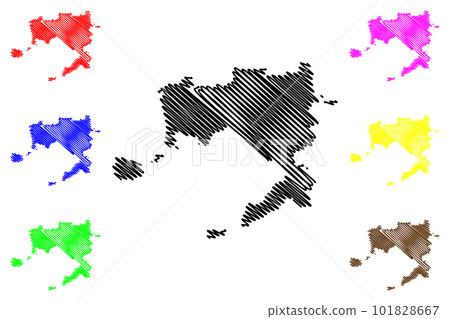 Naples province (Italy, Italian Republic, Campania region) map vector illustration, scribble sketch Metropolitan City of Naples map Naples province (Italy, Italian Republic, Campania region) map vector illustration, scribble sketch Metropolitan City of Naples map 101828667