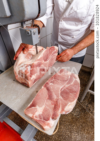 Butcher work's concept 101828924