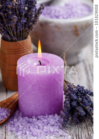 Purple candle 101829008