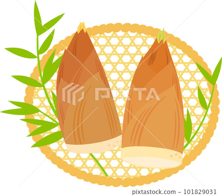 籃子上的竹筍 101829031