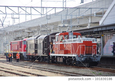 Oya 31 Ko class DE10 connected to EF510 Matto Station 101830186