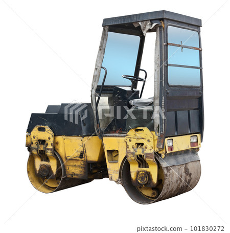 old road roller old road roller 101830272