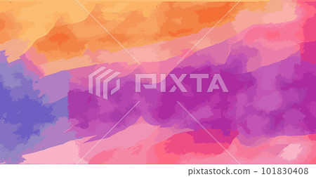 Abstract watercolor background multicolored paper texture, colorful watercolor grunge - Vector 101830408