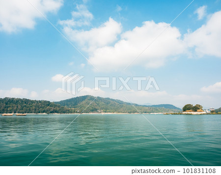 台灣日月潭湖面風景 101831108