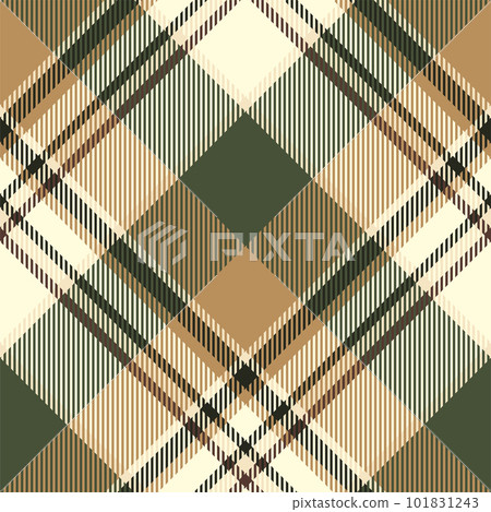 Tartan scotland seamless plaid pattern vector. Retro background fabric. Vintage check color square geometric texture. 101831243