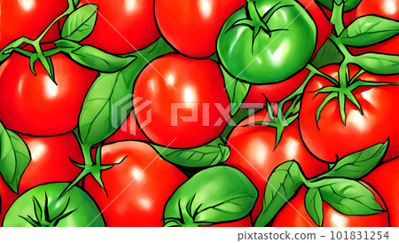 AI image of many tomatoes 101831254