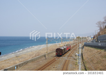 越後心跳鐵路 Oya 31A 級 EF510 青海附近 101831481