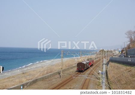 越後心跳鐵路 Oya 31A 級 EF510 青海附近 101831482