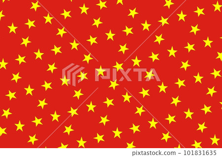 Geometric pattern in the colors of the national flag of Vietnam. The colors of Vietnam. 101831635