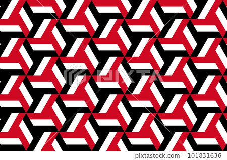 Geometric pattern in the colors of the national flag of Yemen. The colors of Yemen. Geometric pattern in the colors of the national flag of Yemen. The colors of Yemen. 101831636