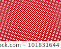 Geometric pattern in the colors of the national flag of Yemen. The colors of Yemen. 101831644