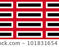 Geometric pattern in the colors of the national flag of Yemen. The colors of Yemen. 101831654