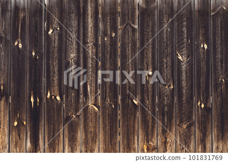 Background texture. Aged brown plank surface with nails. Copy space Background texture. Aged brown plank surface with nails. Copy space 101831769