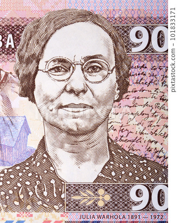 Julia WARHOLA a portrait from money Julia WARHOLA a portrait from money 101833171