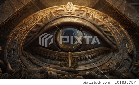 Abstract masonic all-seeing eye Abstract masonic all-seeing eye 101833797