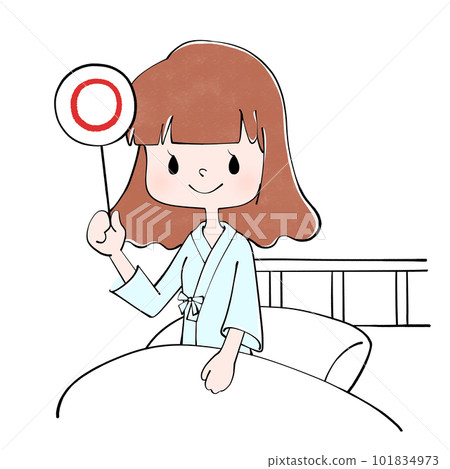 住院病人(女)插圖○✖△ 住院病人(女)插圖○✖△ 101834973