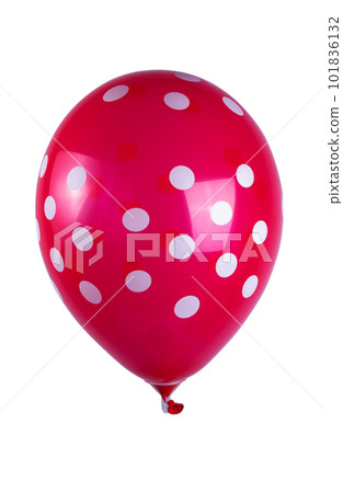polka dot balloons isolated 101836132