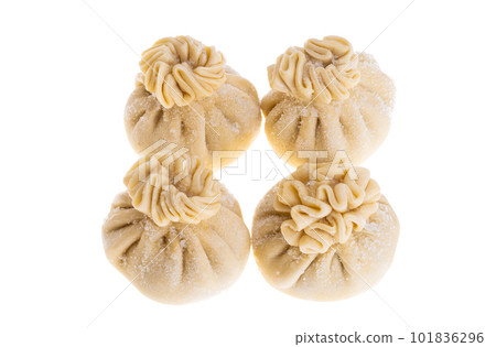 khinkali isolated khinkali isolated 101836296