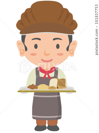 Clerk of a bakery Clerk of a bakery 101837753