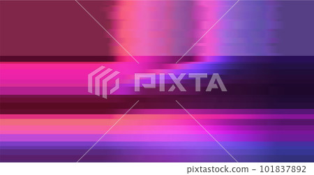 Trendy glitch pattern on dark background. Modern style vector. Abstract geometric elements 101837892