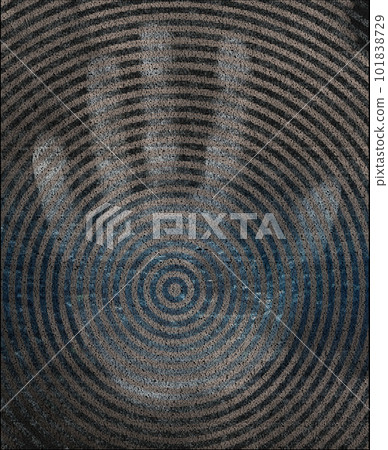 Palm with text 101838729