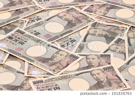 Image of banknote (10,000 yen bill) Image of banknote (10,000 yen bill) 101838763