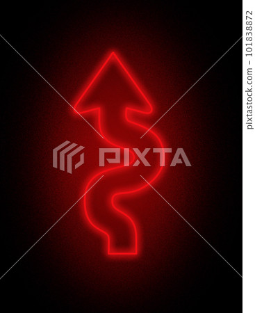 Arrow neon sign Arrow neon sign 101838872