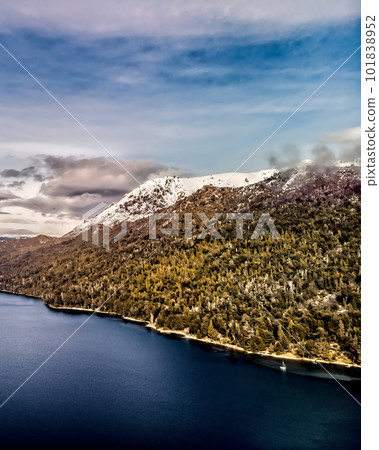 Beautiful Patagonia landscape of Andes mountain range and lakes. Beautiful Patagonia landscape of Andes mountain range and lakes. 101838952