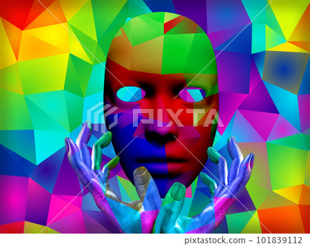 Colorful Mask 101839112