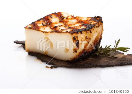 Grilled Halloumi Cheese, Fried Hellim, Grilled Halloumi, Abstract Generative AI Illustration Grilled Halloumi Cheese, Fried Hellim, Grilled Halloumi, Abstract Generative AI Illustration 101840300