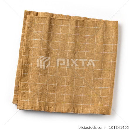 folded cotton napkin 101841405