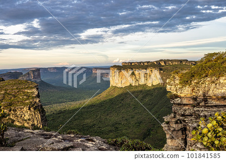 View from the top of the hill of the father inacio, morro do pai inacio, Chapada Diamantina, Bahia, Brazil View from the top of the hill of the father inacio, morro do pai inacio, Chapada Diamantina, Bahia, Brazil 101841585