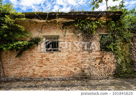 Instituto Penal Candido Mendes, an old brazilian prison in Vila Dois Rios, Ilha Grande, Brazil 101841620