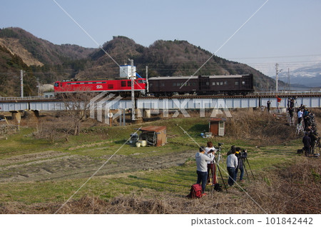 Echigo Tokimeki Railway Oya 31A Class EF510 Hayakawa Railway Bridge 101842442