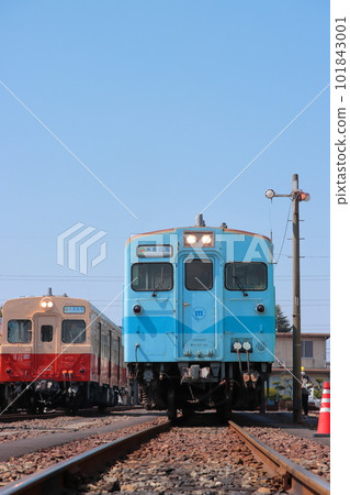 水島臨海鐵道系列Kiha 37柴油車被扣押在車廠(水島臨海鐵道攝影會上)_攝於2023年3月19日 水島臨海鐵道系列Kiha 37柴油車被扣押在車廠(水島臨海鐵道攝影會上)_攝於2023年3月19日 101843001