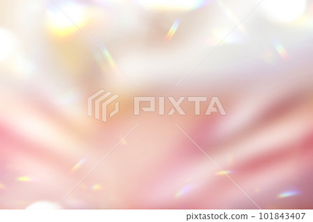 閃閃發光的金色彩虹疊加耀斑背景 101843407