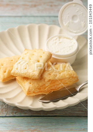 Stick pie and fromage blanc Stick pie and fromage blanc 101843449