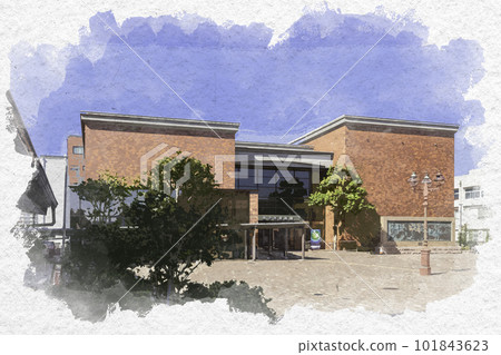 Watercolor style Yonago City Museum of Art Yonago City, Tottori Prefecture Watercolor style Yonago City Museum of Art Yonago City, Tottori Prefecture 101843623