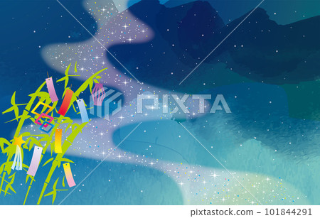 七夕，銀河背景圖 101844291