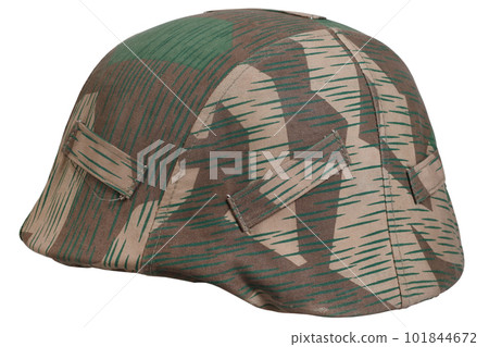 German nazi army helmet with cover, camouflage type Splinter, helmet M35, M40, M42. 101844672