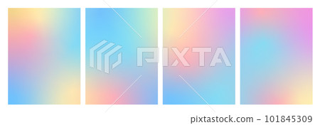 Rainbow color gradient background illustration Vector gradient for posters, flyers and banners 101845309