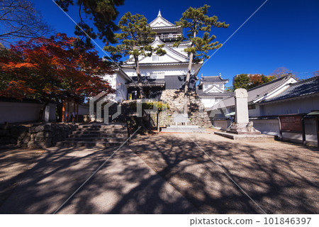 秋色的岡崎公園岡崎城 秋色的岡崎公園岡崎城 101846397