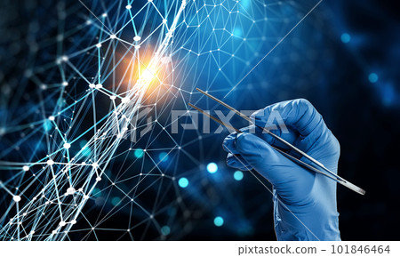 Global network concept. Modern technology Global network concept. Modern technology 101846464