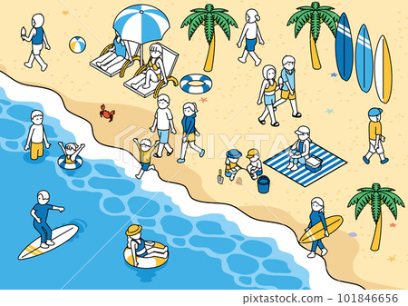 等距海水浴 101846656