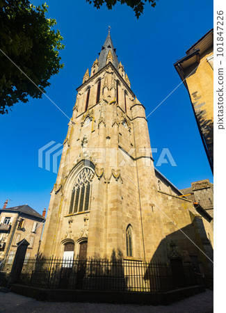 View at medieval abbey of Saint-Geraud in Aurillac 101847226